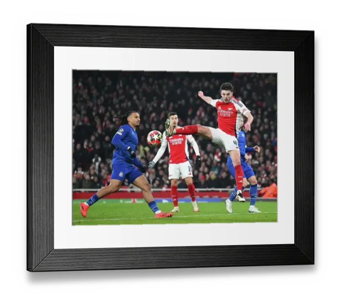 Framed Print : Arsenal FC v GNK Dinamo - UEFA Champions League 2024 / 25 League Phase MD7 Framed Print : Arsenal FC v GNK Dinamo - UEFA Champions League 2024 / 25 League Phase MD7