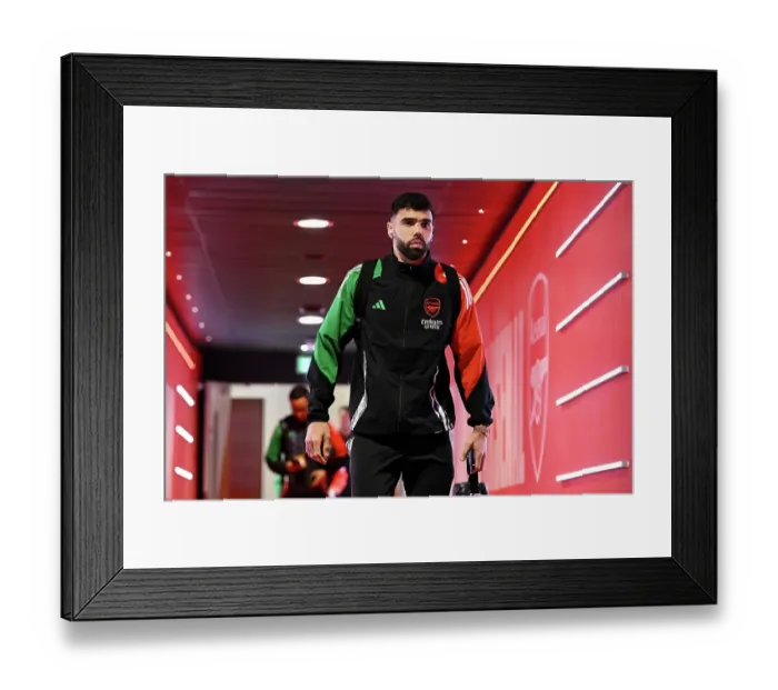 Framed Print : Arsenal FC v GNK Dinamo - UEFA Champions League 2024 / 25 League Phase MD7 Framed Print : Arsenal FC v GNK Dinamo - UEFA Champions League 2024 / 25 League Phase MD7