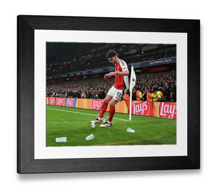 Framed Print : Arsenal FC v GNK Dinamo - UEFA Champions League 2024 / 25 League Phase MD7 Framed Print : Arsenal FC v GNK Dinamo - UEFA Champions League 2024 / 25 League Phase MD7
