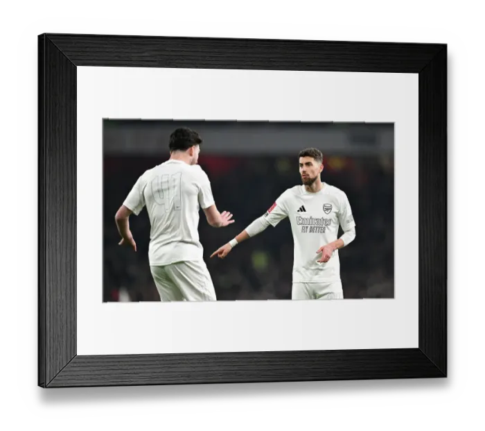 Framed Print : Arsenal v Manchester United - Emirates FA Cup Third Round
