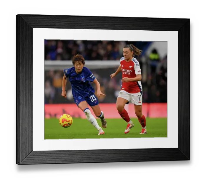 Framed Print : Chelsea FC v Arsenal FC - Barclays Women's Super League