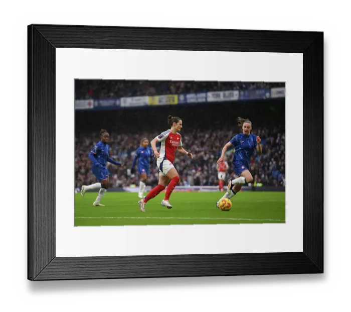 Framed Print : Chelsea FC v Arsenal FC - Barclays Women's Super League