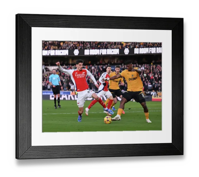 Framed Print : Wolverhampton Wanderers FC v Arsenal FC - Premier League