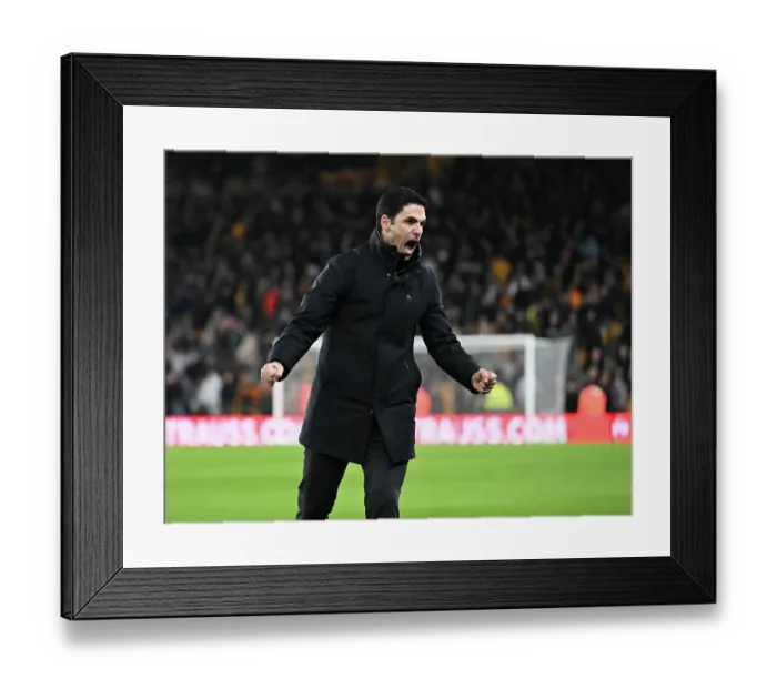 Framed Print : Wolverhampton Wanderers FC v Arsenal FC - Premier League