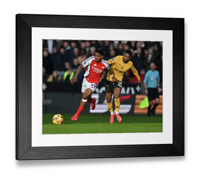 Framed Print : Wolverhampton Wanderers FC v Arsenal FC - Premier League