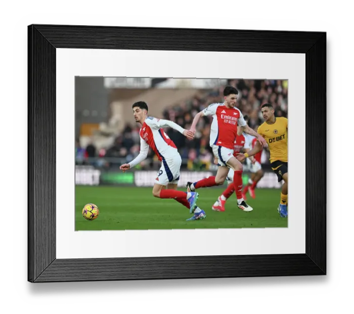Framed Print : Wolverhampton Wanderers FC v Arsenal FC - Premier League