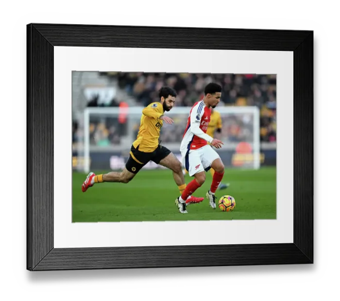 Framed Print : Wolverhampton Wanderers FC v Arsenal FC - Premier League Framed Print : Wolverhampton Wanderers FC v Arsenal FC - Premier League