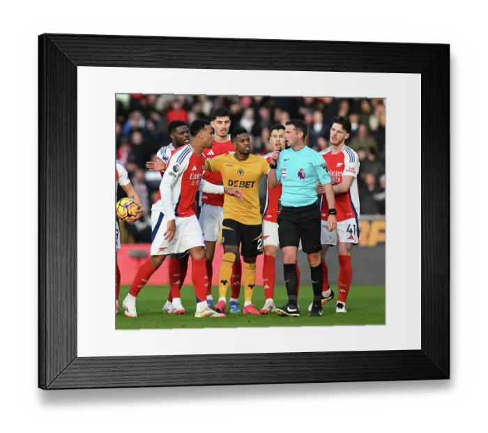 Framed Print : Wolverhampton Wanderers FC v Arsenal FC - Premier League Framed Print : Wolverhampton Wanderers FC v Arsenal FC - Premier League