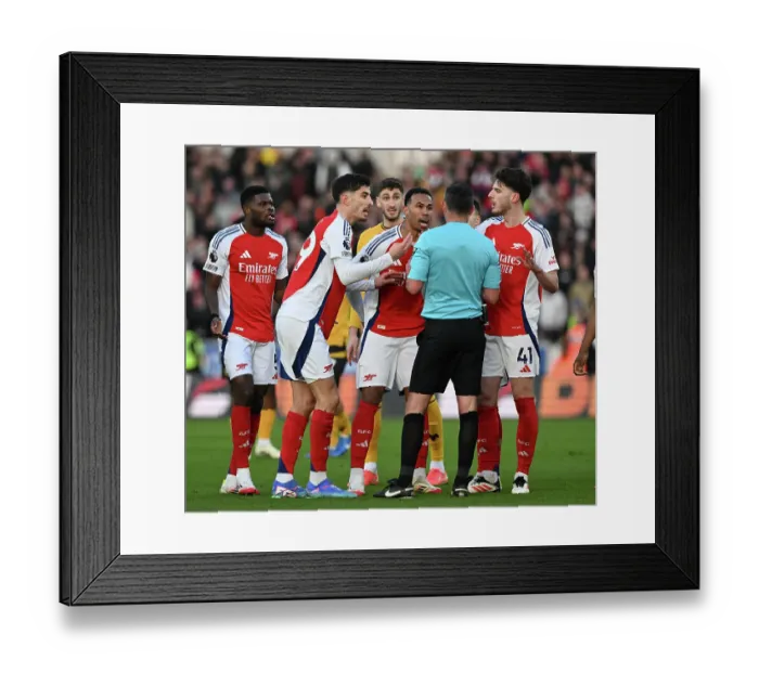 Framed Print : Wolverhampton Wanderers FC v Arsenal FC - Premier League