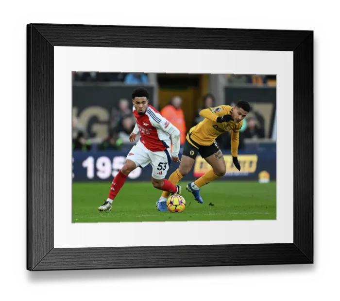 Framed Print : Wolverhampton Wanderers FC v Arsenal FC - Premier League Framed Print : Wolverhampton Wanderers FC v Arsenal FC - Premier League