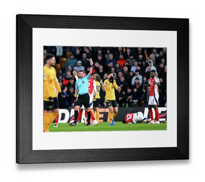 Framed Print : Wolverhampton Wanderers FC v Arsenal FC - Premier League Framed Print : Wolverhampton Wanderers FC v Arsenal FC - Premier League