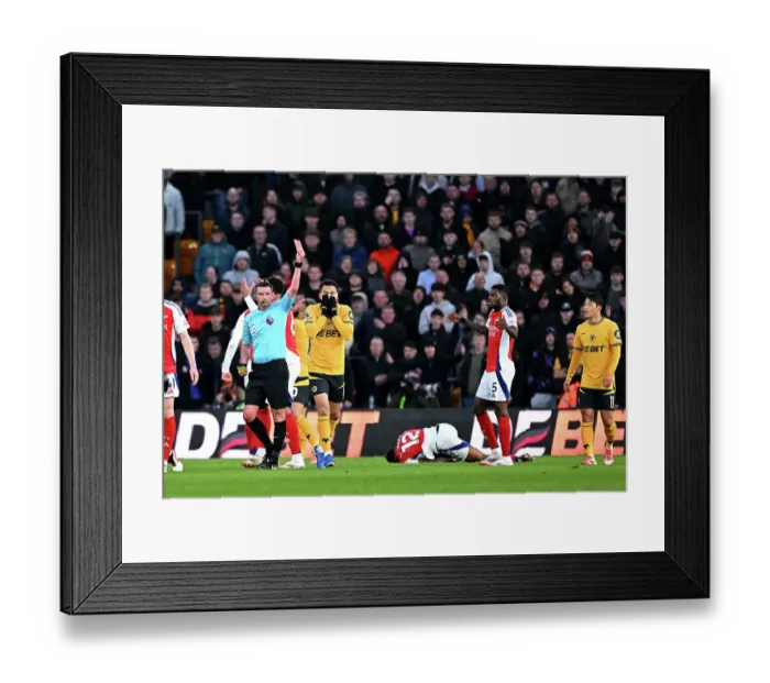 Framed Print : Wolverhampton Wanderers FC v Arsenal FC - Premier League