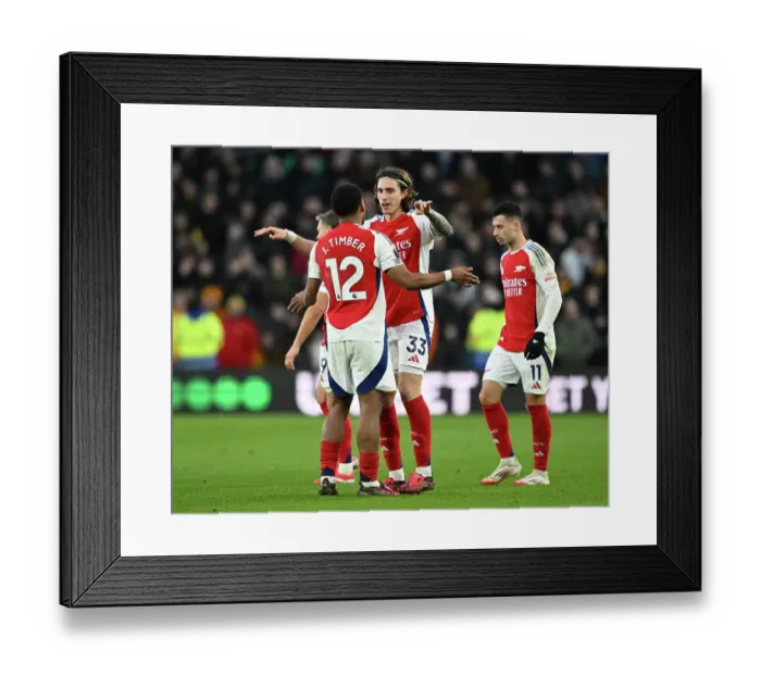 Framed Print : Wolverhampton Wanderers FC v Arsenal FC - Premier League