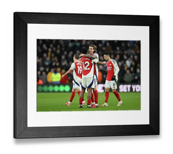 Framed Print : Wolverhampton Wanderers FC v Arsenal FC - Premier League Framed Print : Wolverhampton Wanderers FC v Arsenal FC - Premier League