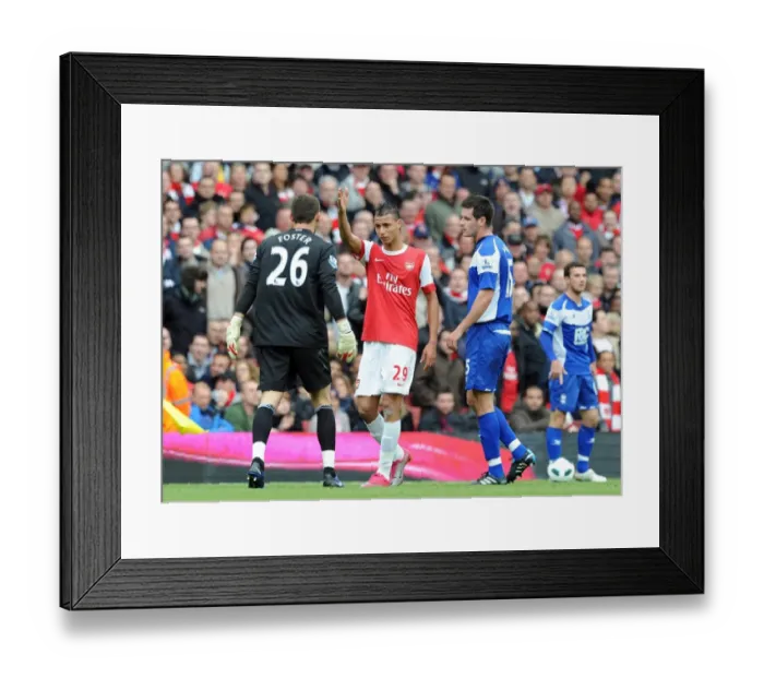 Framed Print : Marouane Chamakh (Arsenal) Ben Foster and Scott Dann (Birmingham). Arsenal 2 Framed Print : Marouane Chamakh (Arsenal) Ben Foster and Scott Dann (Birmingham). Arsenal 2