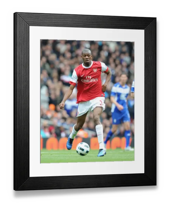 Framed Print : Abou Diaby Scores the Winning Goal: Arsenal 2-1 Birmingham City, Premier League 2010-11