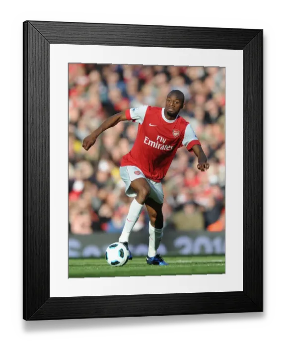 Framed Print : Abou Diaby's Winning Goal: Arsenal 2-1 Birmingham City, Barclays Premier League