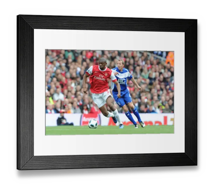 Framed Print : Abou Diaby vs. Lee Bowyer: Arsenal's Win Over Birmingham City (2:1), Barclays Premier League, Emirates Stadium