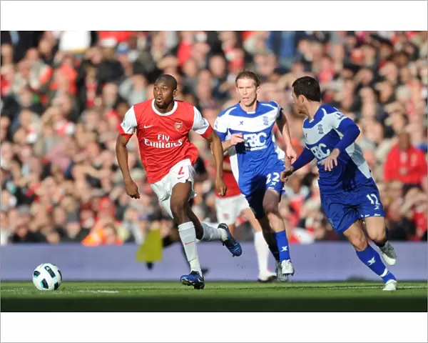 Abou Diaby (Arsenal) Alex Hleb and Barry Ferguson (Birmingham). Arsenal 2