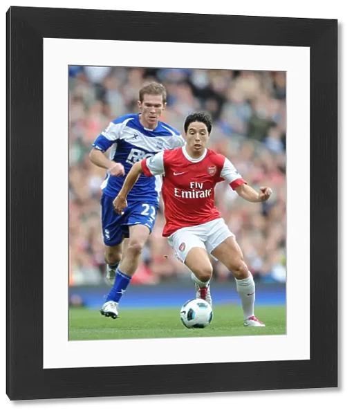 Samir Nasri (Arsenal) Alex Hleb (Birmingham). Arsenal 2: 1 Birmingham City
