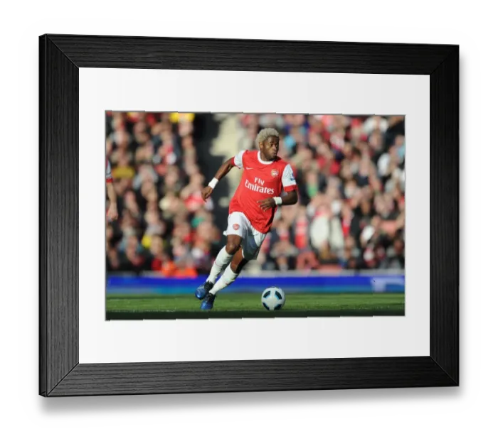 Framed Print : Alex Song (Arsenal). Arsenal 2: 1 Birmingham City, Barclays Premier League