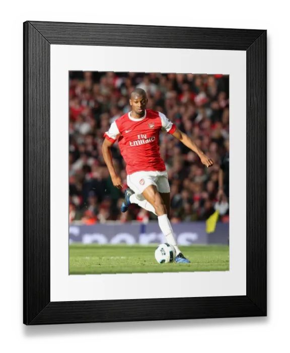 Framed Print : Abou Diaby's Game-Winning Goal: Arsenal's Triumph Over Birmingham City (2010-11)