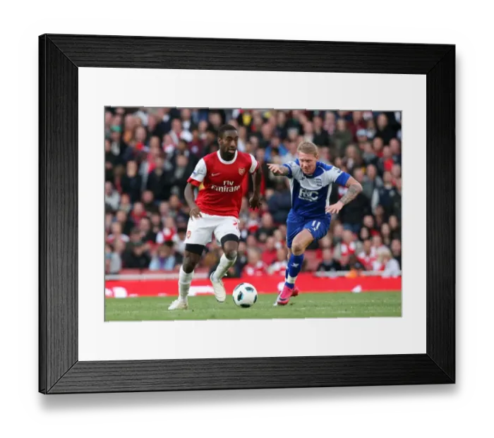 Framed Print : Johan Djourou (Arsenal) Garry O Connor (Birmingham). Arsenal 2: 1 Birmingham City Framed Print : Johan Djourou (Arsenal) Garry O Connor (Birmingham). Arsenal 2: 1 Birmingham City