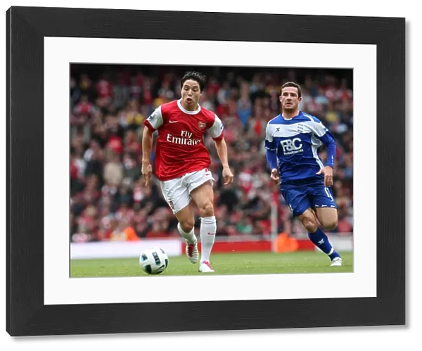 Samir Nasri (Arsenal) Barry Ferguson (Birmingham). Arsenal 2: 1 Birmingham City
