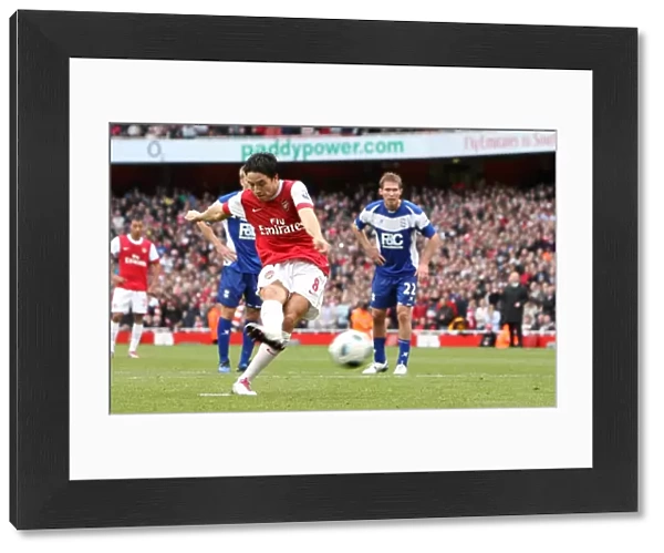 Samir Nasri scores Arsenals 1st goal from the penalty spot. Arsenal 2