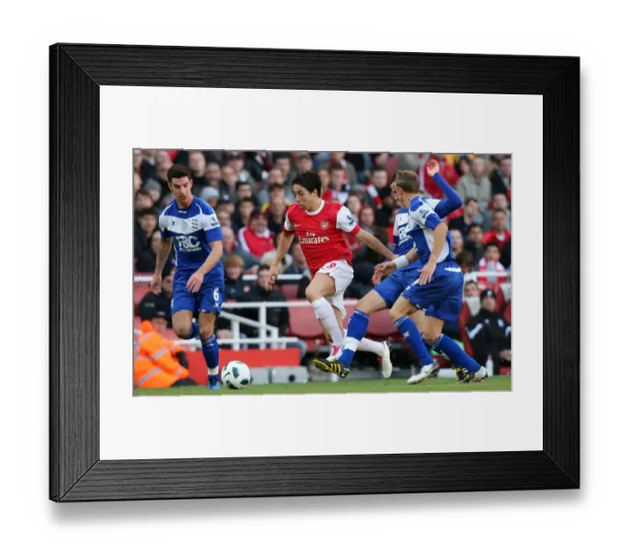 Framed Print : Samir Nasri (Arsenal) Liam Ridgewell, Keith Fahey and Lee Bowyer (Birmingham) Framed Print : Samir Nasri (Arsenal) Liam Ridgewell, Keith Fahey and Lee Bowyer (Birmingham)