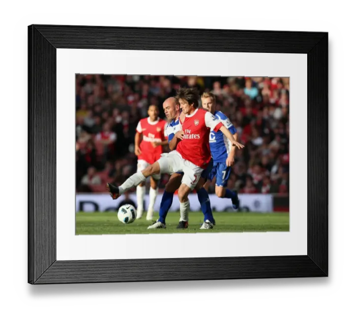 Framed Print : Tomas Rosicky (Arsenal) Stephen Carr (Birmingham). Arsenal 2: 1 Birmingham City Framed Print : Tomas Rosicky (Arsenal) Stephen Carr (Birmingham). Arsenal 2: 1 Birmingham City