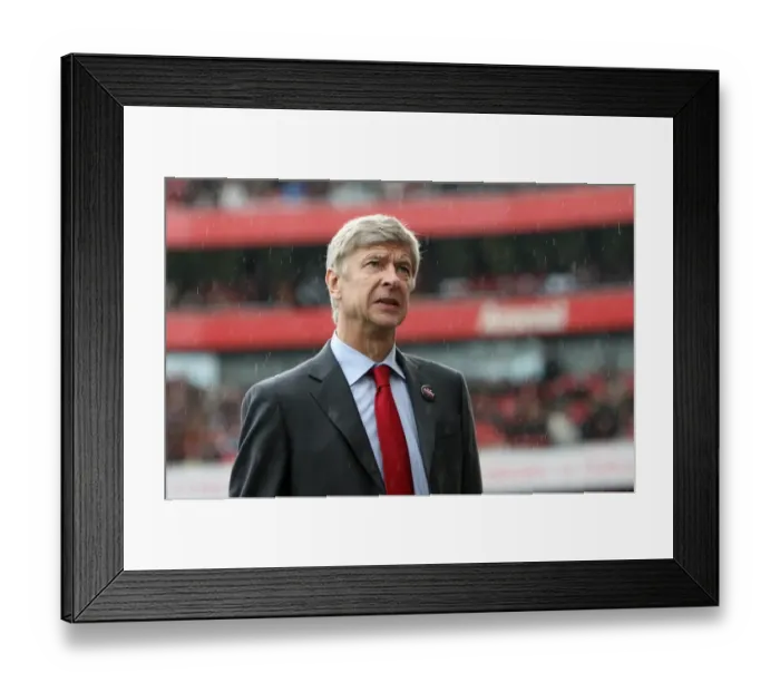 Framed Print : Arsene Wenger the Arsenal Manager. Arsenal 2: 1 Birmingham City. Barclays Premier League Framed Print : Arsene Wenger the Arsenal Manager. Arsenal 2: 1 Birmingham City. Barclays Premier League