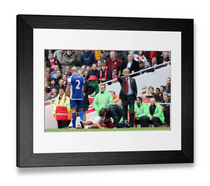 Framed Print : Arsene Wenger the Arsenal Manager (Arsenal). Arsenal 2: 1 Birmingham City