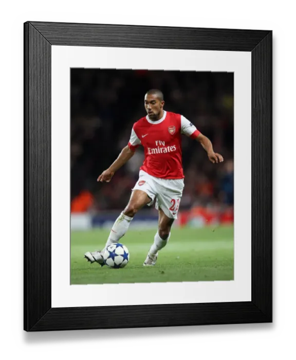 Framed Print : Gael Clichy (Arsenal). Arsenal 5: 1 Shaktar Donetsk. UEFA Champions League Framed Print : Gael Clichy (Arsenal). Arsenal 5: 1 Shaktar Donetsk. UEFA Champions League