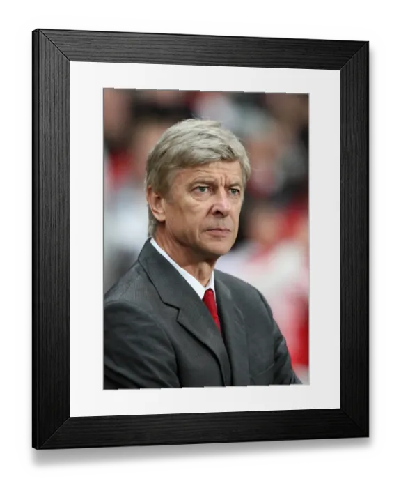 Framed Print : Arsene Wenger the Arsenal Manager. Arsenal 5: 1 Shaktar Donetsk. UEFA Champions League Framed Print : Arsene Wenger the Arsenal Manager. Arsenal 5: 1 Shaktar Donetsk. UEFA Champions League