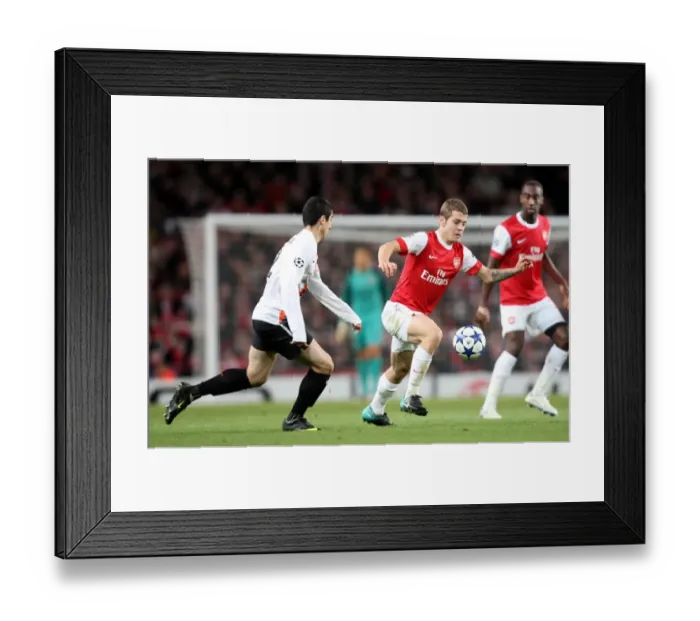 Framed Print : Jack Wilshere (Arsenal) Henrik Mkhitaryan (Shaktar). Arsenal 5: 1 Shaktar Donetsk Framed Print : Jack Wilshere (Arsenal) Henrik Mkhitaryan (Shaktar). Arsenal 5: 1 Shaktar Donetsk