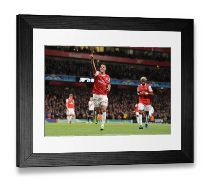 Framed Print : Chamakh's Fifth: Arsenal's Dominant 5-1 Victory Over Shakhtar Donetsk Framed Print : Chamakh's Fifth: Arsenal's Dominant 5-1 Victory Over Shakhtar Donetsk