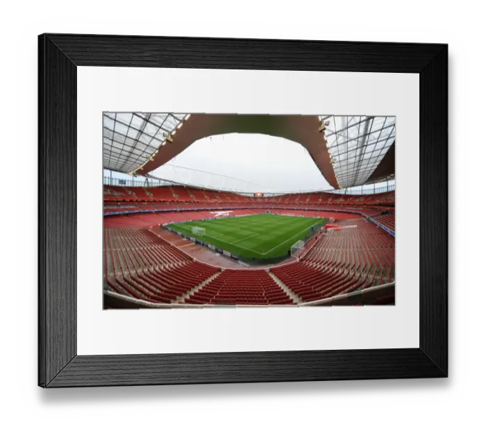 Framed Print : Emirates Stadium. Arsenal 5: 1 Shakhtar Donetsk, UEFA Champions League, Group H