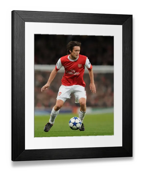 Framed Print : Arsenal's Tomas Rosicky Stars in 5-1 UEFA Champions League Win over Shakhtar Donetsk