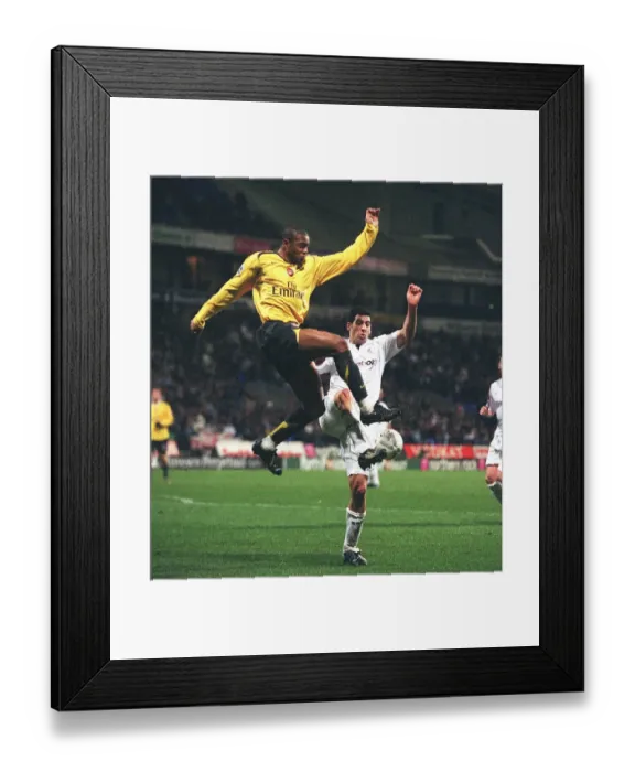 Framed Print : Julio Baptista (Arsenal) Tal Ben Haim (Bolton)