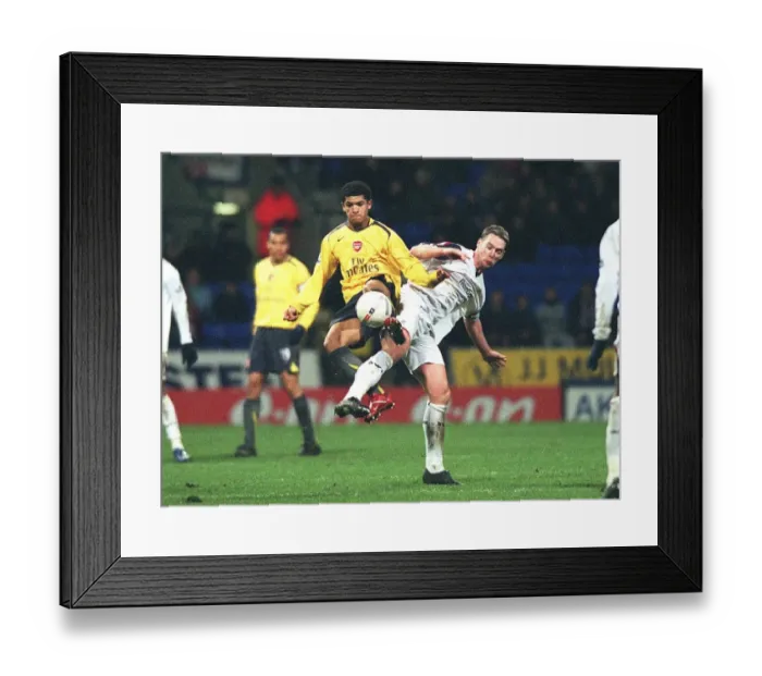 Framed Print : Denilson (Arsenal) Kevin Nolan (Bolton) Bolton Wanderers 1: 3 Arsenal (AET) Framed Print : Denilson (Arsenal) Kevin Nolan (Bolton) Bolton Wanderers 1: 3 Arsenal (AET)
