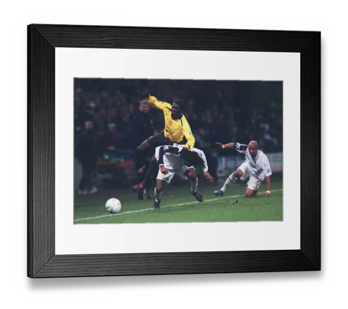 Framed Print : Kolo Toure (Arsenal) Ricardo Gardner and El Hadji Diouf (Bolton) Framed Print : Kolo Toure (Arsenal) Ricardo Gardner and El Hadji Diouf (Bolton)