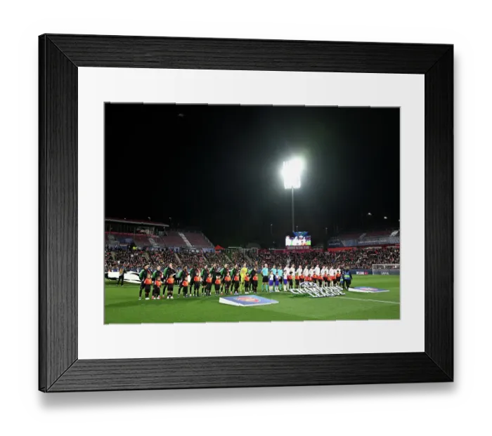 Framed Print : Girona FC v Arsenal FC - UEFA Champions League 2024 / 25 League Phase MD8