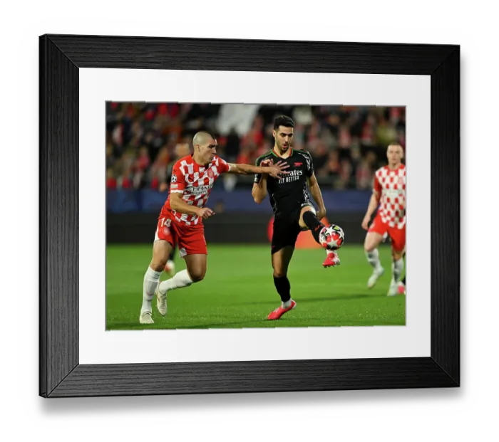 Framed Print : Girona FC v Arsenal FC - UEFA Champions League 2024 / 25 League Phase MD8