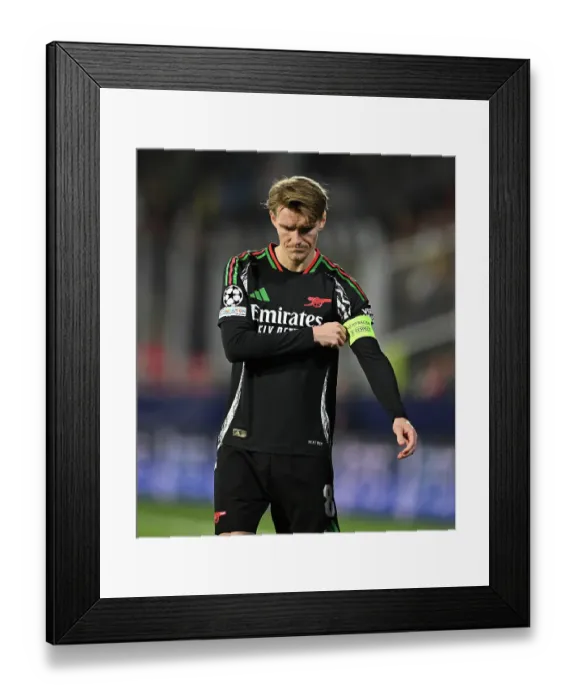 Framed Print : Girona FC v Arsenal FC - UEFA Champions League 2024 / 25 League Phase MD8