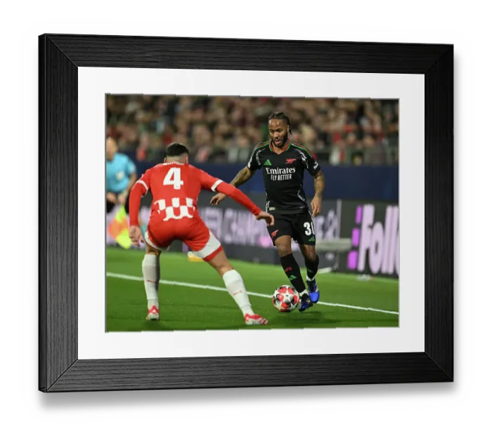 Framed Print : Girona FC v Arsenal FC - UEFA Champions League 2024 / 25 League Phase MD8 Framed Print : Girona FC v Arsenal FC - UEFA Champions League 2024 / 25 League Phase MD8