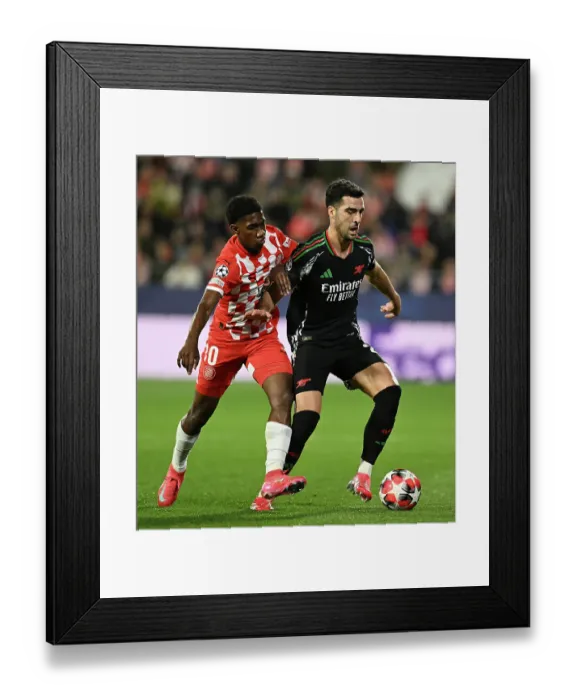 Framed Print : Girona FC v Arsenal FC - UEFA Champions League 2024 / 25 League Phase MD8