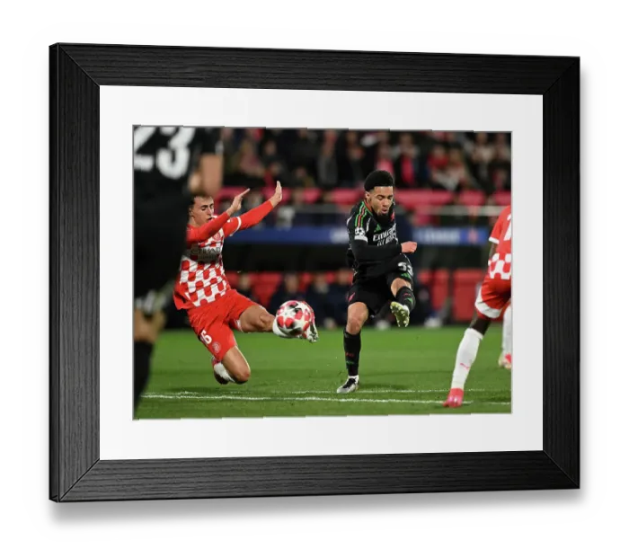 Framed Print : Girona FC v Arsenal FC - UEFA Champions League 2024 / 25 League Phase MD8 Framed Print : Girona FC v Arsenal FC - UEFA Champions League 2024 / 25 League Phase MD8