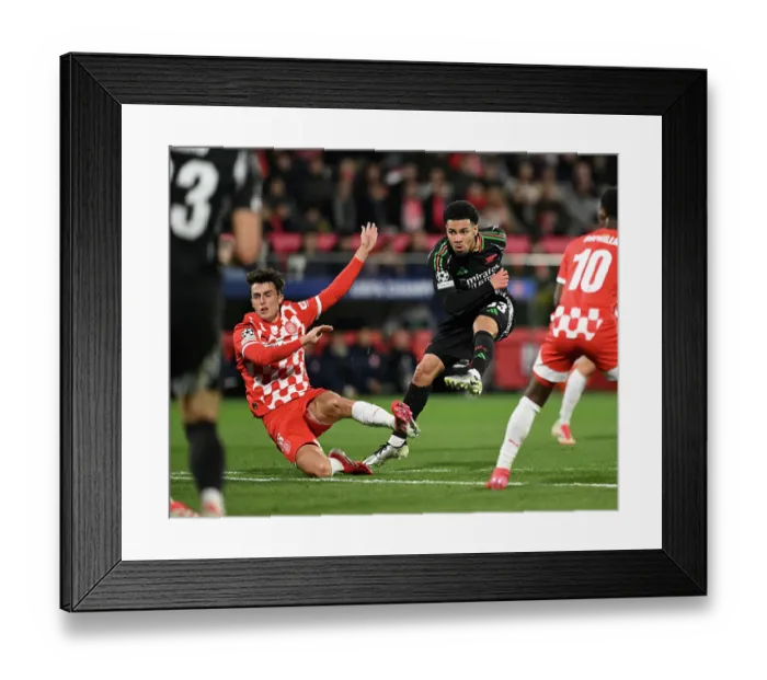 Framed Print : Girona FC v Arsenal FC - UEFA Champions League 2024 / 25 League Phase MD8 Framed Print : Girona FC v Arsenal FC - UEFA Champions League 2024 / 25 League Phase MD8
