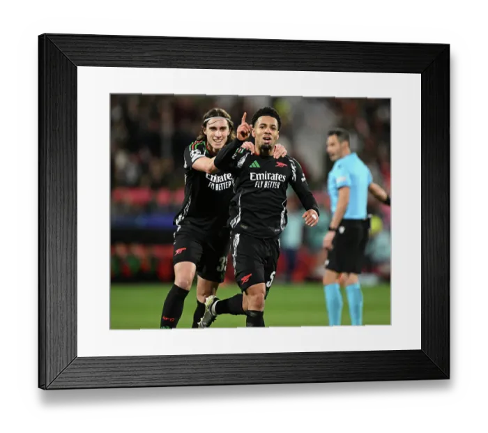 Framed Print : Girona FC v Arsenal FC - UEFA Champions League 2024 / 25 League Phase MD8 Framed Print : Girona FC v Arsenal FC - UEFA Champions League 2024 / 25 League Phase MD8